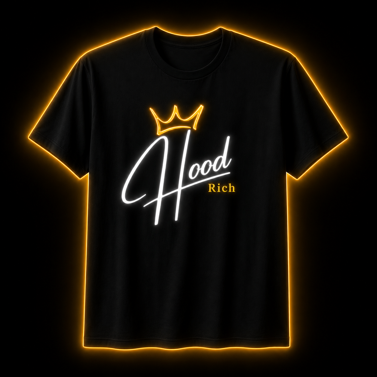 Hood Rich - Black T